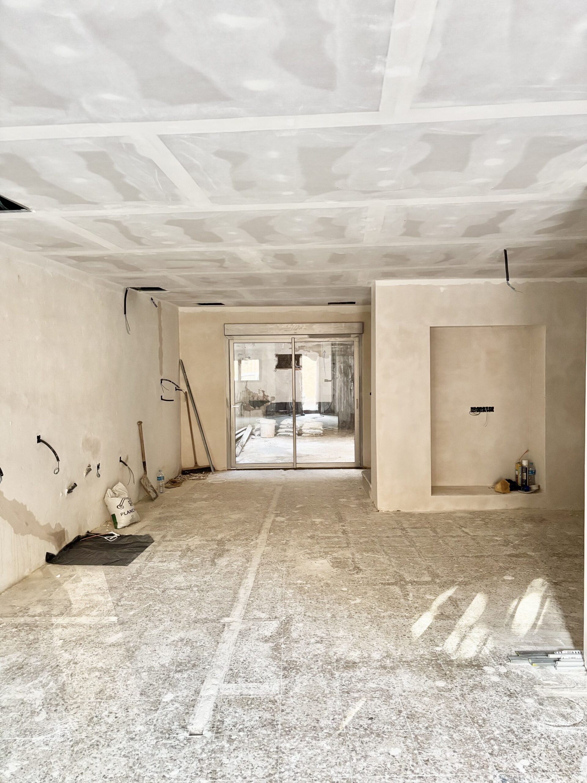 reforma-parcial-torrent Construcción de muros interiores e instalación de premarcos de ventanas en reforma integral de vivienda en Valencia